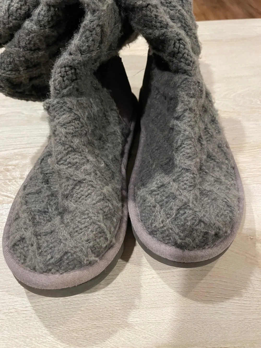 Kids Ugg Knit Buttoned Boots